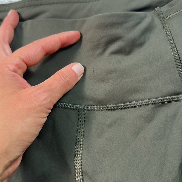 Lululemon Fast and Free Tight II 25" *Non-Reflective Nulux Dark Olive - Picture 4 of 7